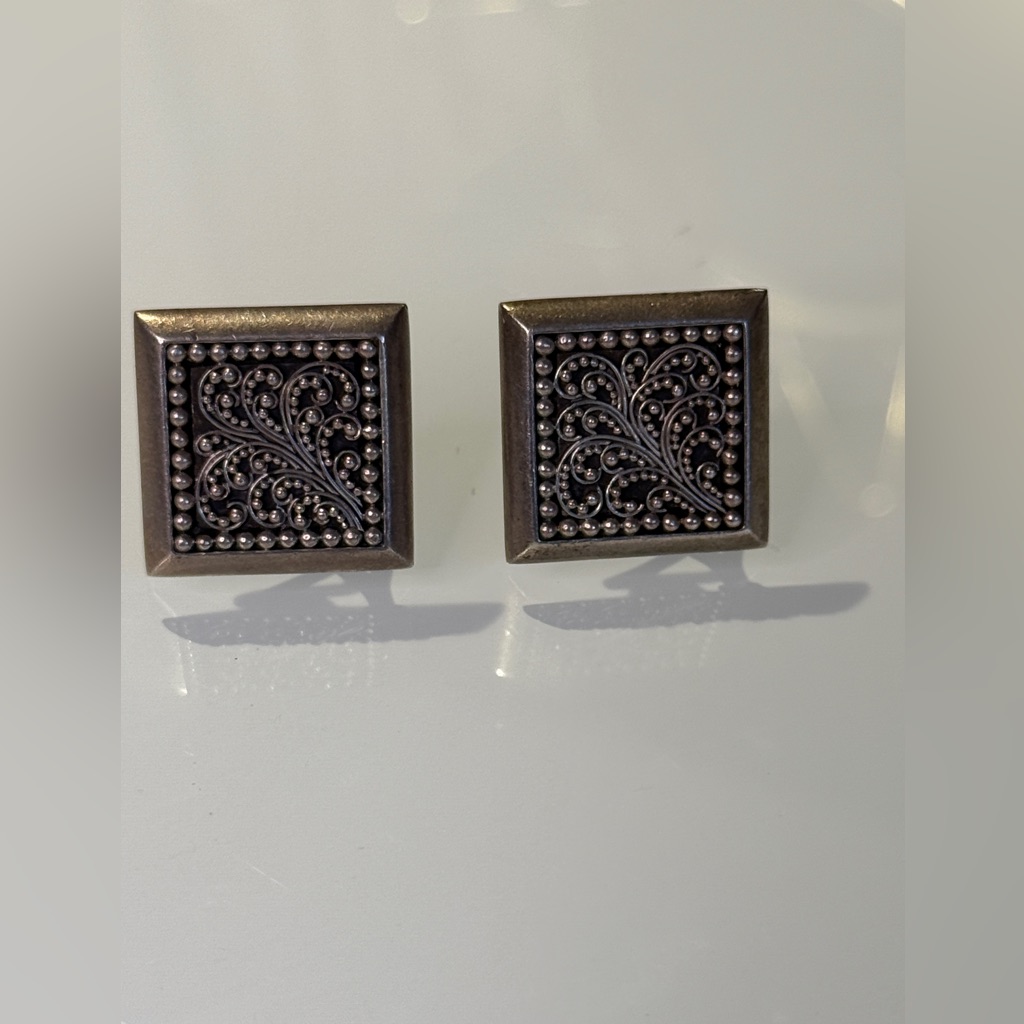 Lois Hill Push Back Silver Earrings Lois Hill Push Back Silver Earrings